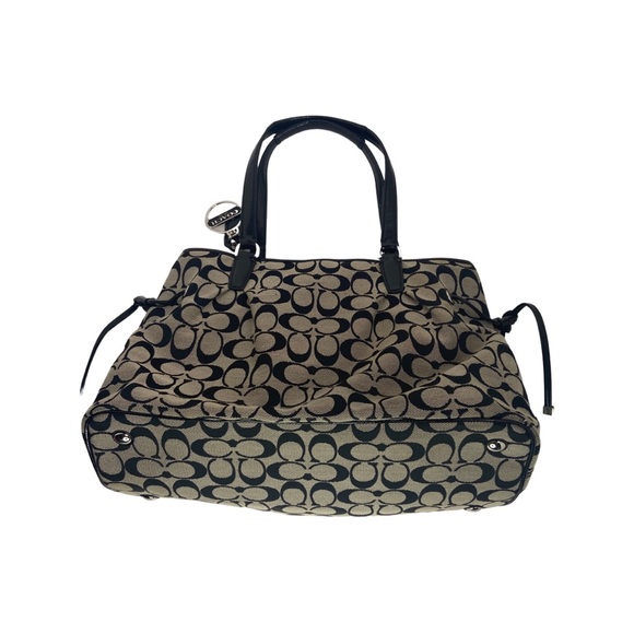 Coach Carryall Signature Stripe Drawstring Purse F28501 - Picture 13 of 15